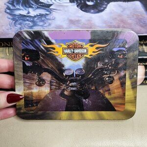 New In Box Collectable Harley-Davidson Playing Cards 2 Sets In Collectable Tin